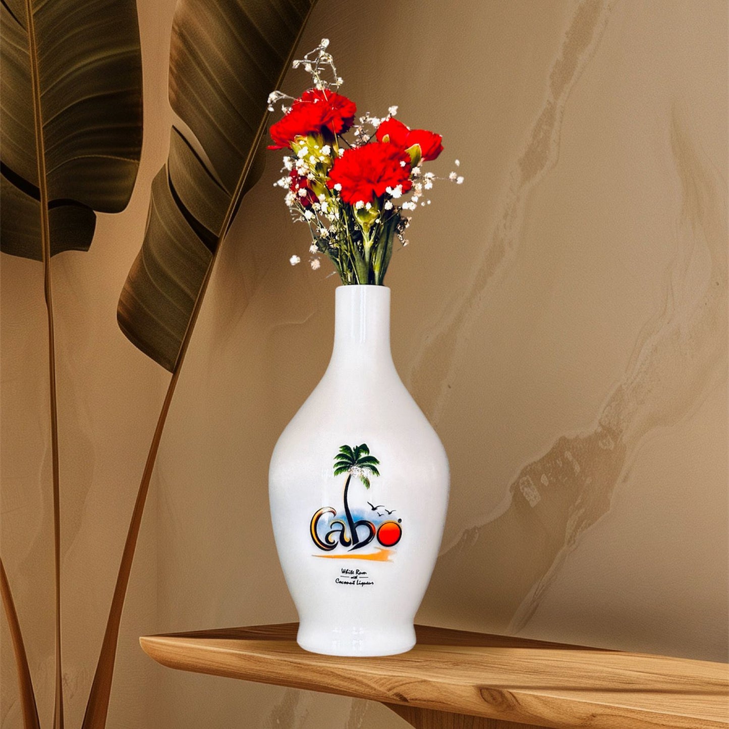 Cabo Rum Flower Vase